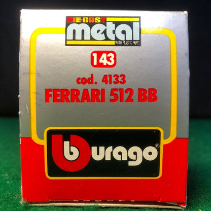 Ferrari 512 BB Red/Black by BBurago 1:43 (4133)