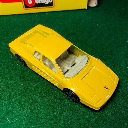 Ferrari Testarossa Yellow by BBurago 1:43 (4157)(Y Bx)