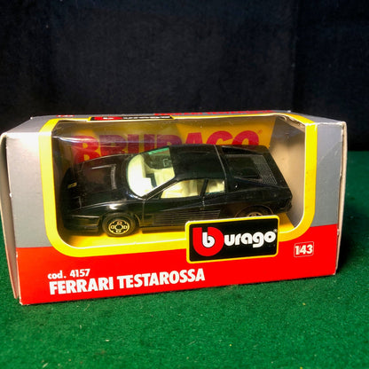 Ferrari Testarossa Black by BBurago 1:43 (4157)(S Bx)