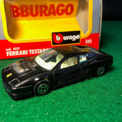 Ferrari Testarossa Black by BBurago 1:43 (4157)(S Bx)