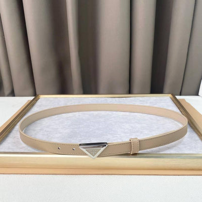 Prada Saffiano leather belt 'Sand Beige'