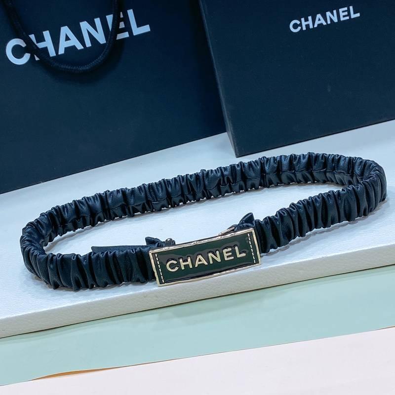 Chanel Women Logo Banding Belt 'Black'