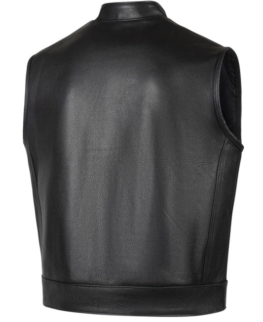 BECK® 566 Horsehide Motorcycle Vest — Black