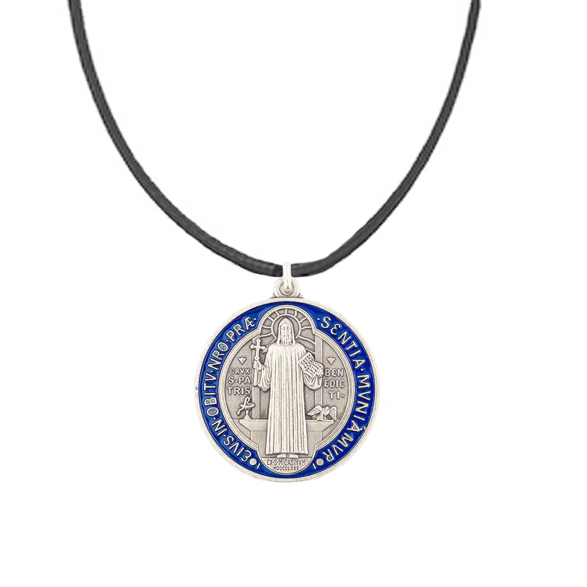 St. Benedict Medal with Enamel Inlay - Small