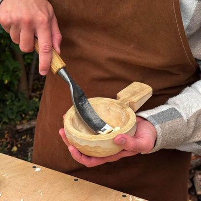 Bent Carving Gouge, 20 - 40 mm (0.8 - 1.6 inches)