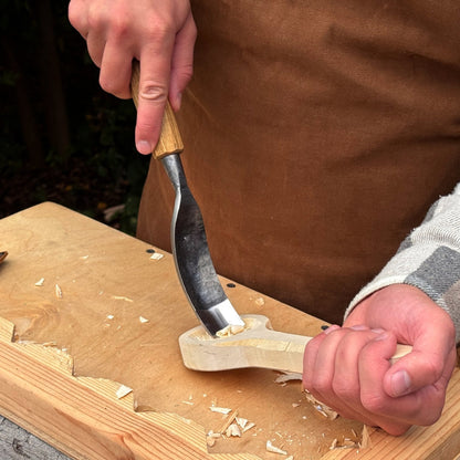 Bent Carving Gouge, 20 - 40 mm (0.8 - 1.6 inches)