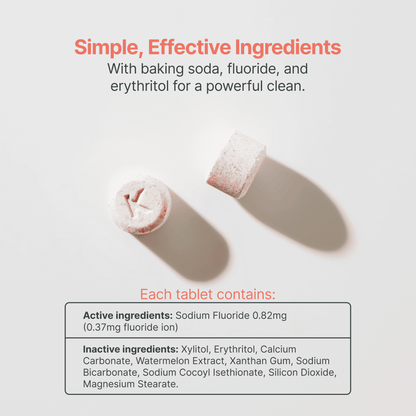 Fluoride Watermelon Tablets Refill