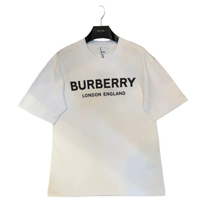 Burberry T-Shirt Without Collar 'White & Black'