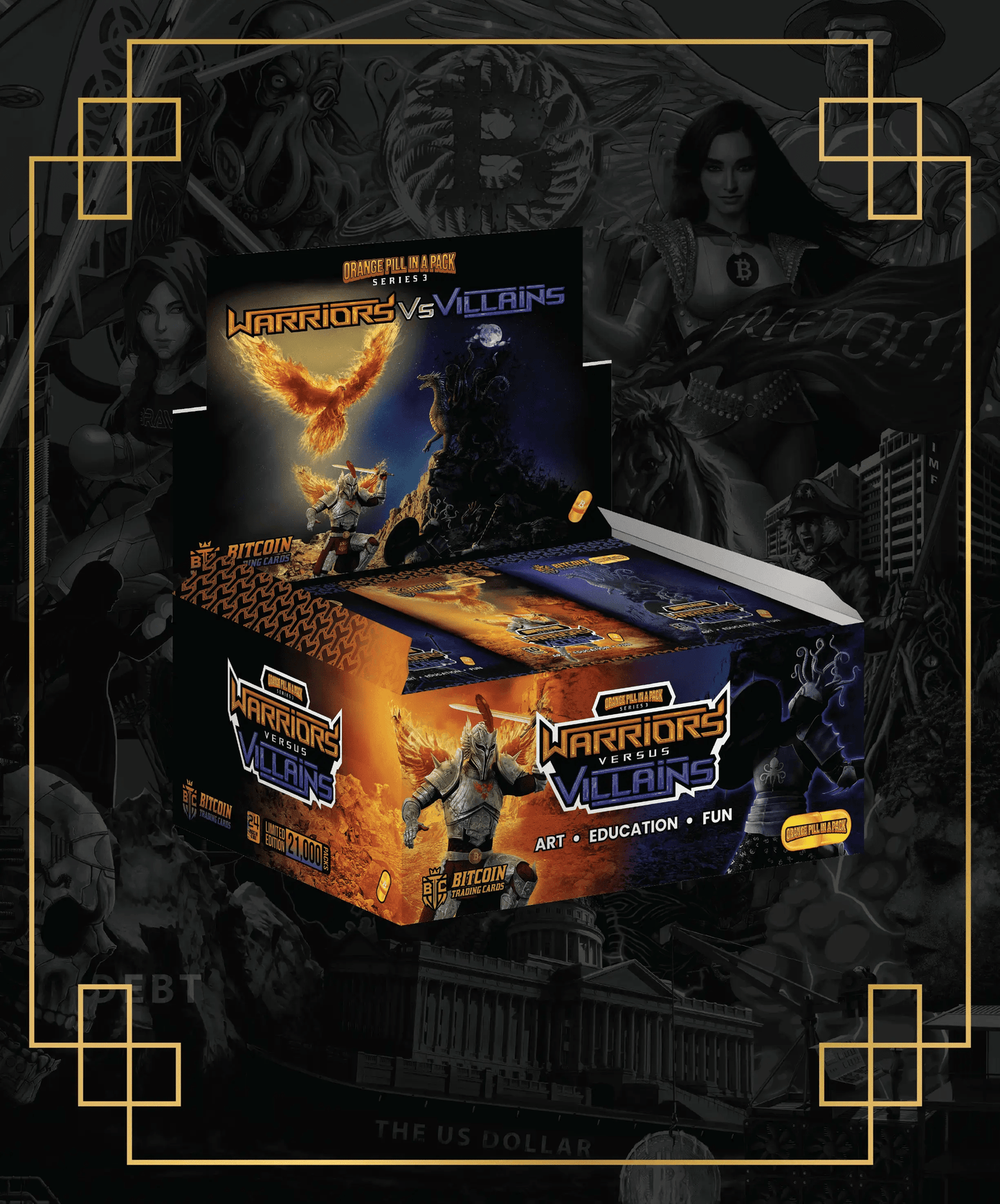 Caja - OPP S3 Guerreros vs Villanos