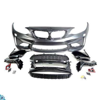2014-2021 BMW 2 Series (F22/F23) M2 Style Polypropylene Front Bumper Conversion Kit | E3Tuning