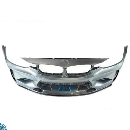 2012-2018 BMW 3 Series (F30) MTC Style Carbon Fiber Front Lip | FYBR Aerodynamics