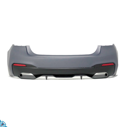 2017-2020 BMW 5 Series Pre-LCI (G30/G31) M Performance Style Matte Black Rear Diffuser | E3Tuning