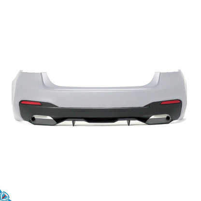 2017-2020 BMW 5 Series Pre-LCI (G30/G31) M Performance Style Matte Black Rear Diffuser | E3Tuning