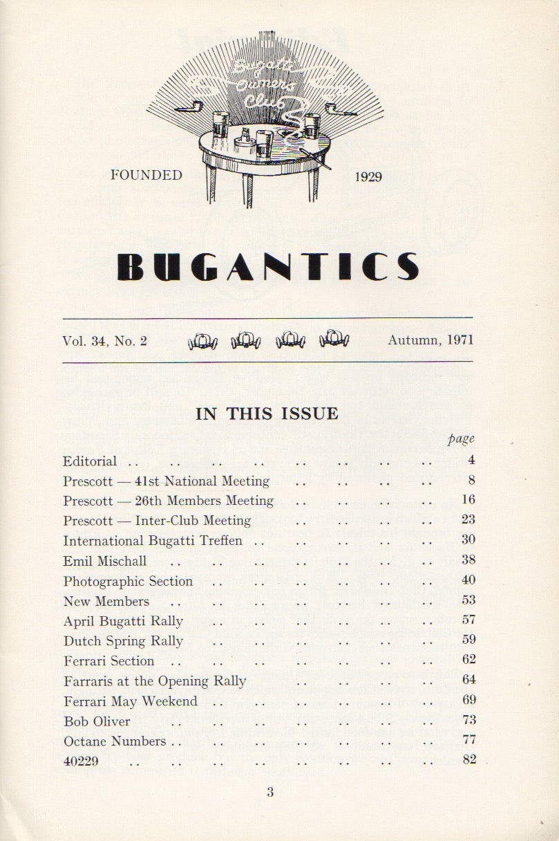 Bugantics - Bugatti Owners Club, Vol 34 N 2