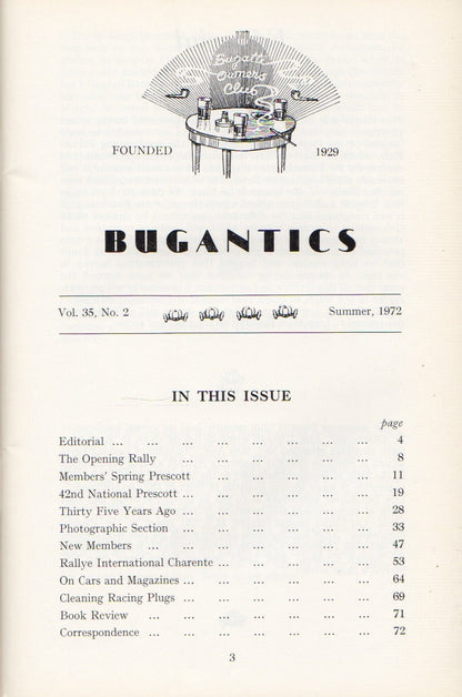 Bugantics - Bugatti Owners Club, Vol 35 N 2