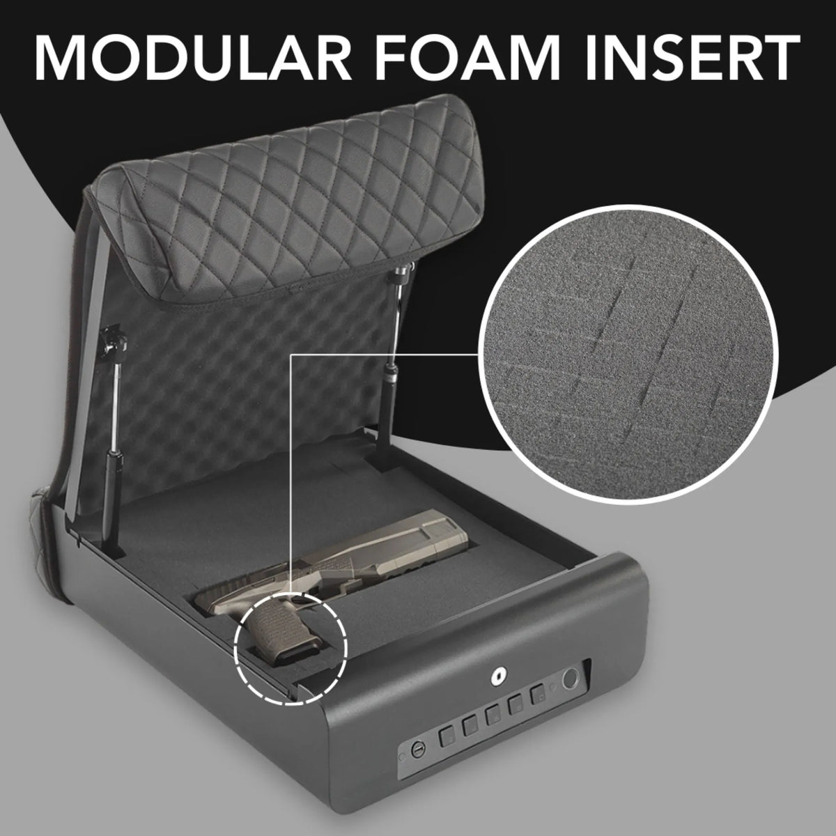 BoostedSafe Elite: Fingerprint, Key & Digital Combo