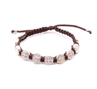 St. Benedict Bracelet - Brown
