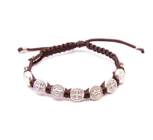 St. Benedict Bracelet - Brown