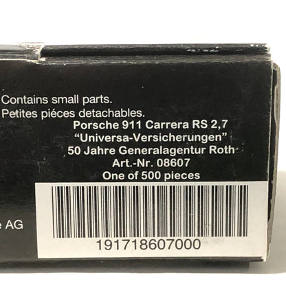 Porsche 911 Carrera RS 2.7 Universa N 50 by Bub 1:87 (08607)(Ltd Ed of 500)