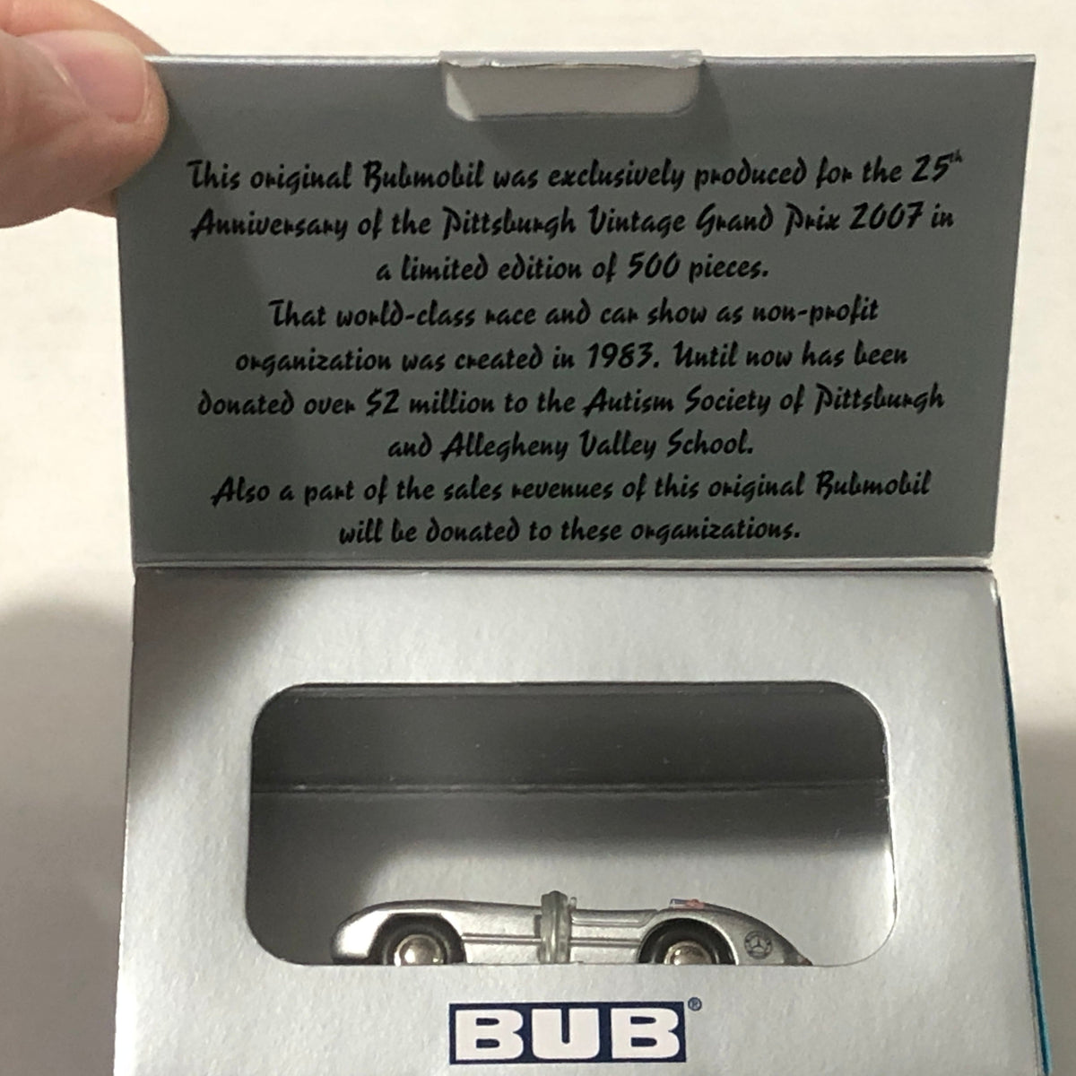 Mercedes-Benz 300 SLR 2007 PittsburghVintage Grand Prix by Bub 1:87 (Ltd Ed of 500)