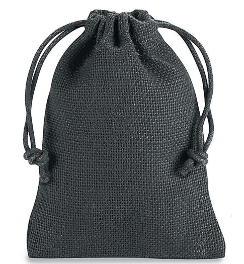 Classic Burlap Rosary Pouch