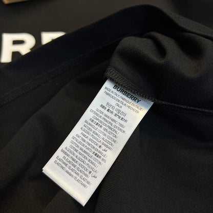Burberry T-Shirt Without Collar 'Black & White'