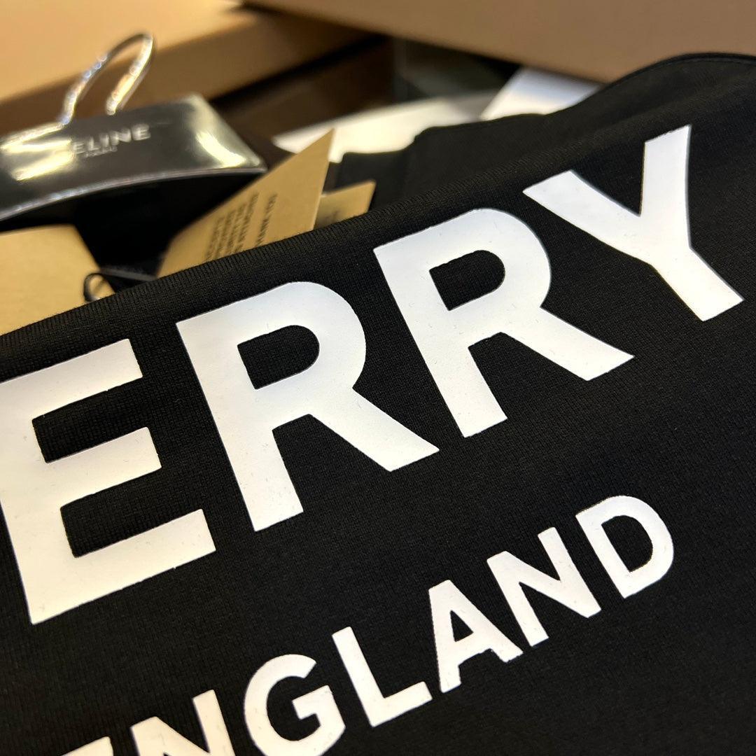 Burberry T-Shirt Without Collar 'Black & White'