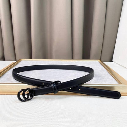 GUCCI Embellished coated-canvas and leather belt 'Black'