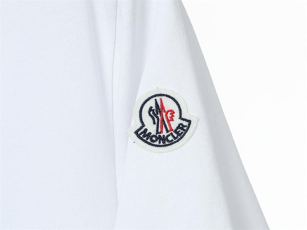 Moncler T-Shirt Without Collar 'White'