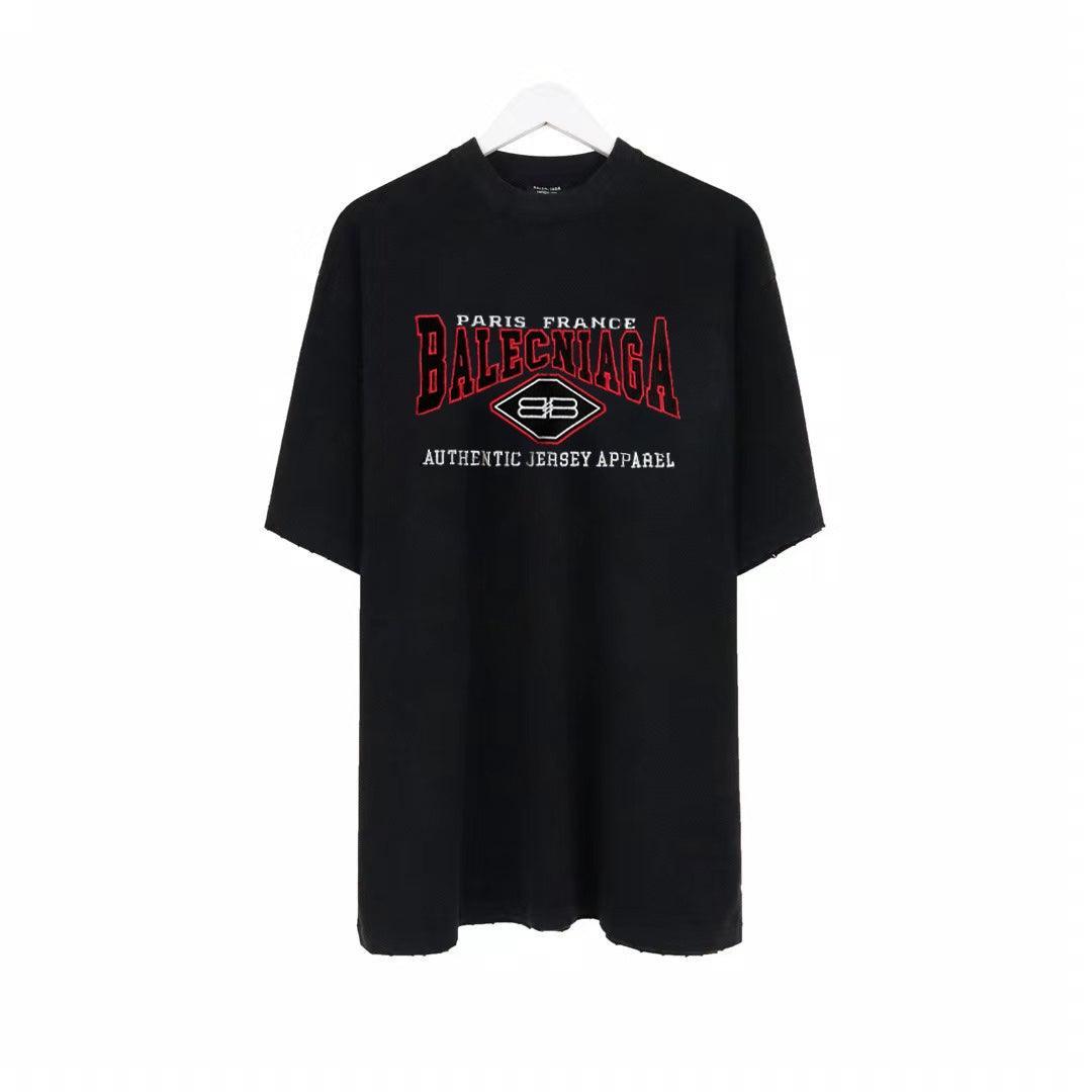 Balenciaga Black T-Shirt Without Collar