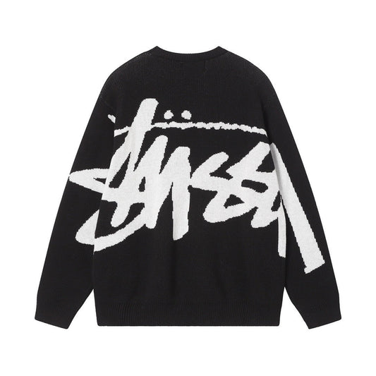 Stussy Stock Sweater – Black