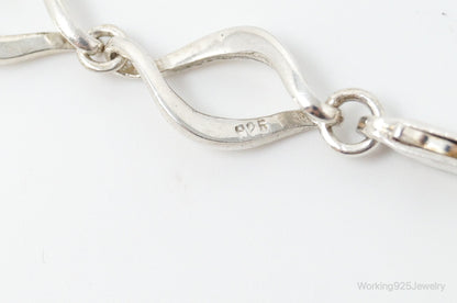 Vintage Modernist Sterling Silver Necklace
