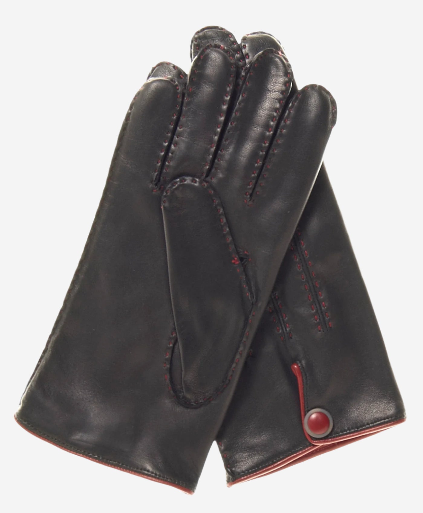CA3152 (black) - Men's Italian cashmere lined handsewn dress gloves — photo 3 of 10