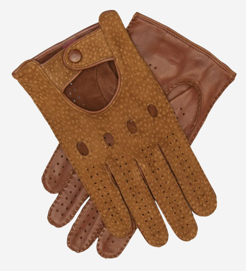 CA3198 (cork) - Handsewn Italian carpincho men's driving gloves — photo 1 of 10