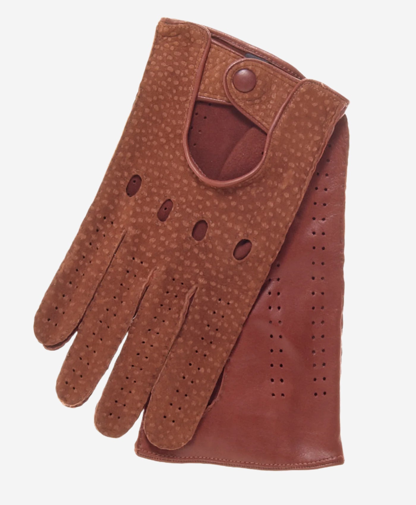 CA3198 (cork) - Handsewn Italian carpincho men's driving gloves — photo 2 of 10