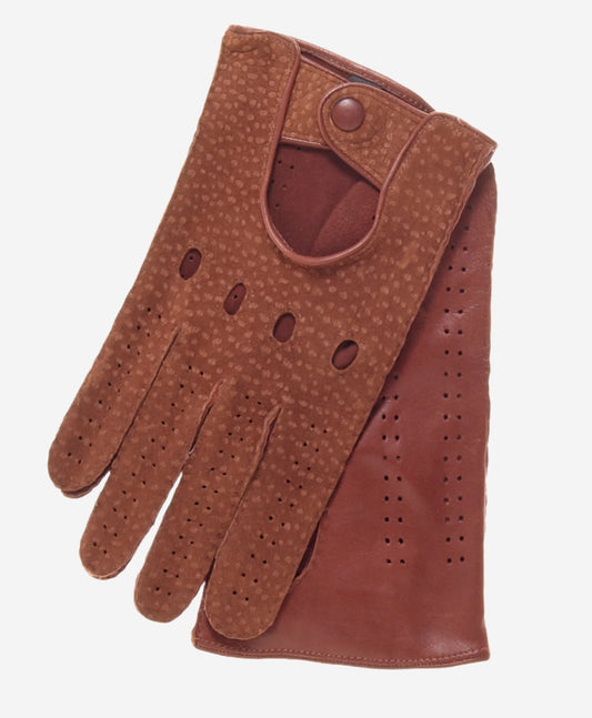 CA3198 (cork) - Handsewn Italian carpincho men's driving gloves — photo 2 of 10