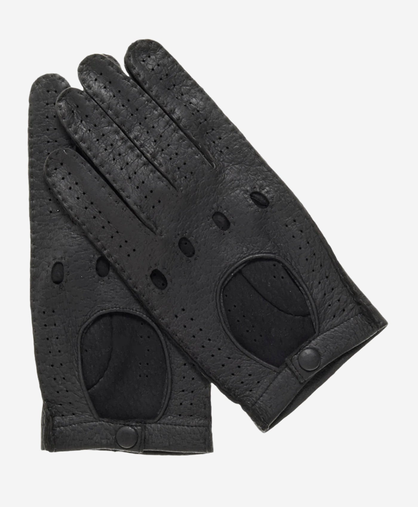 CA3335 (black) - Handsewn Italian peccary men's driving gloves — photo 1 of 8