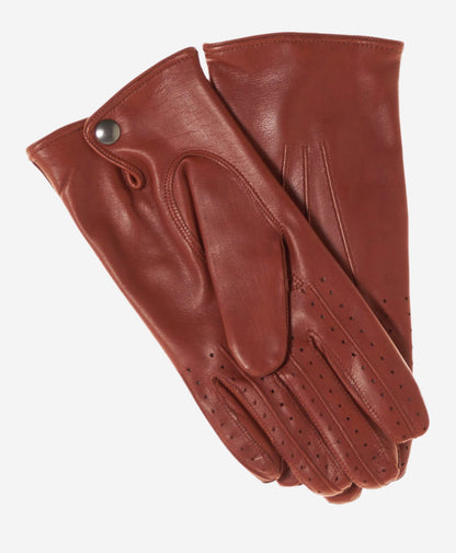 CA3630 (brown) - Men’s Italian lambskin winter driving gloves lined in cashmere — photo 2 of 9