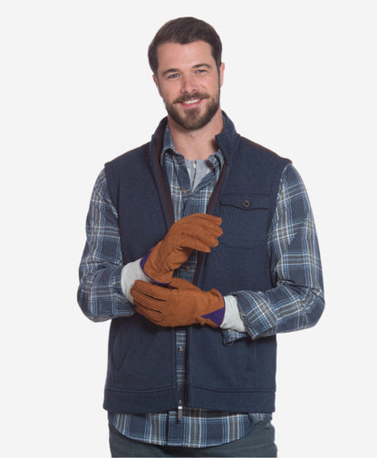 CA3646 (cork) - Men’s Italian carpincho cashmere-lined dress gloves — photo 3 of 10