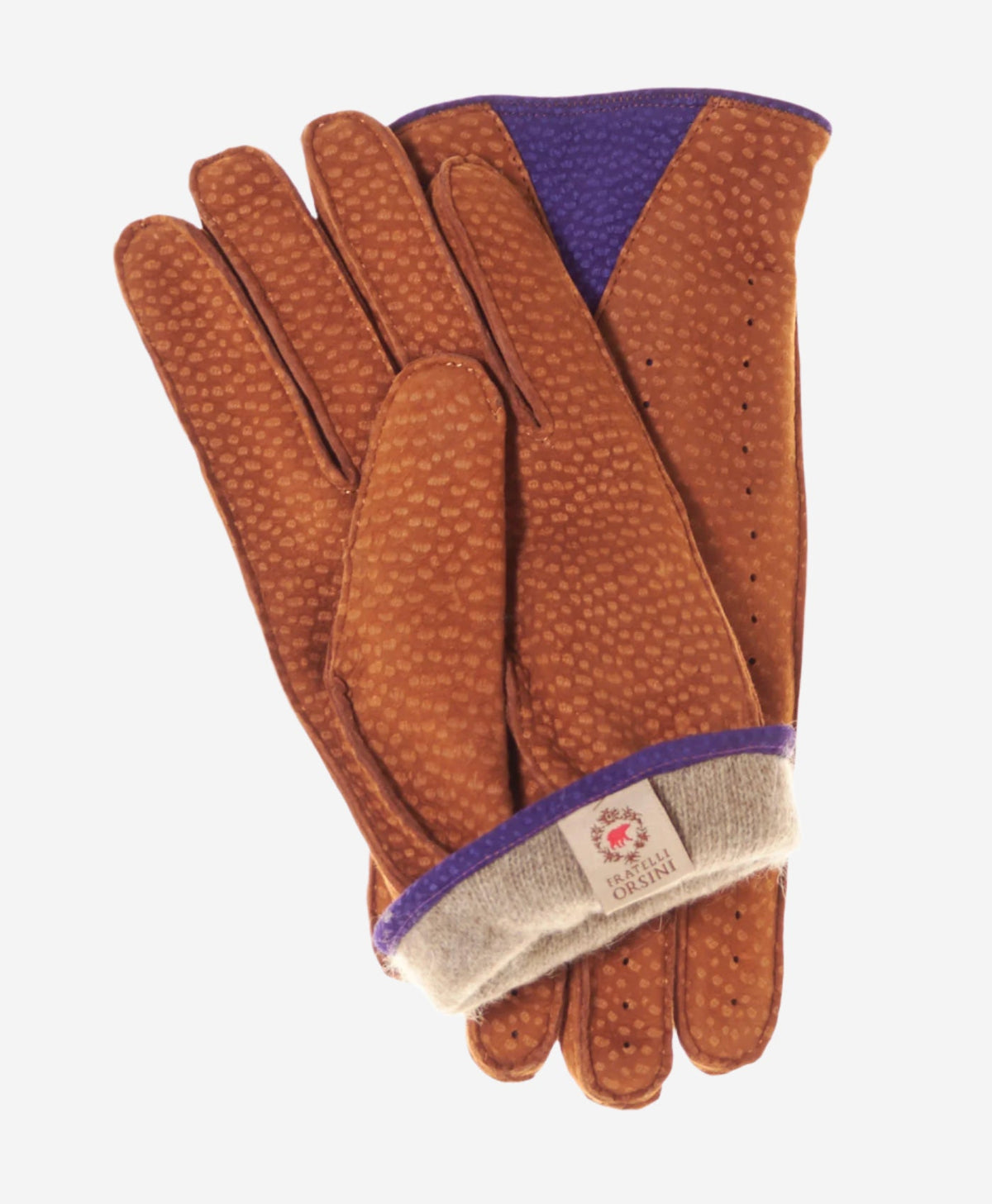 CA3646 (cork) - Men’s Italian carpincho cashmere-lined dress gloves — photo 2 of 10