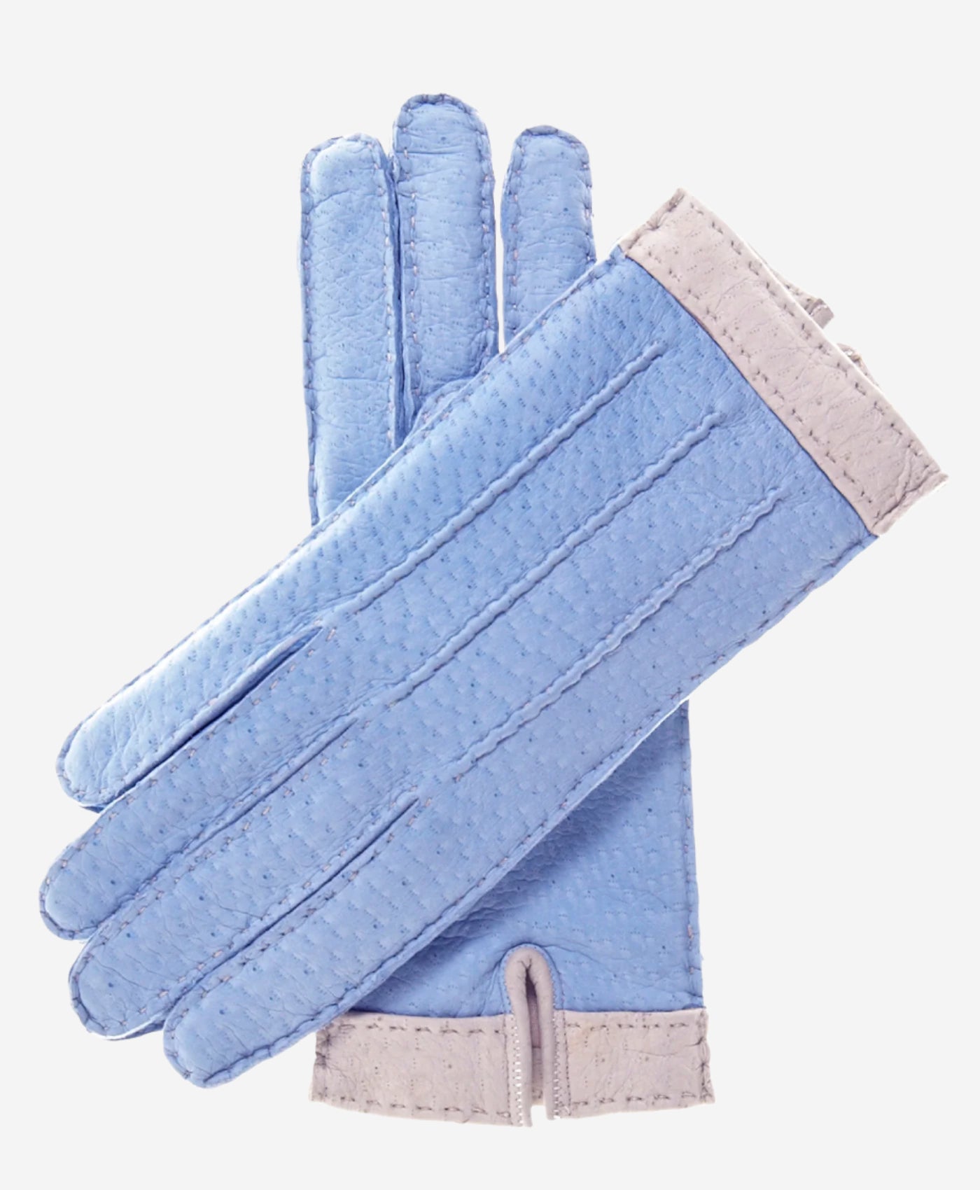 CA4384 (sky) - Women’s Italian peccary gloves with cashmere lining — photo 1 of 10