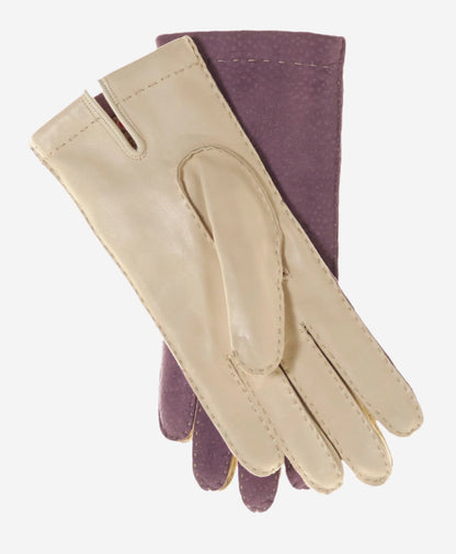 CA4538 (lilac) - Handsewn Italian carpincho women's dress gloves with cashmere lining — photo 3 of 10