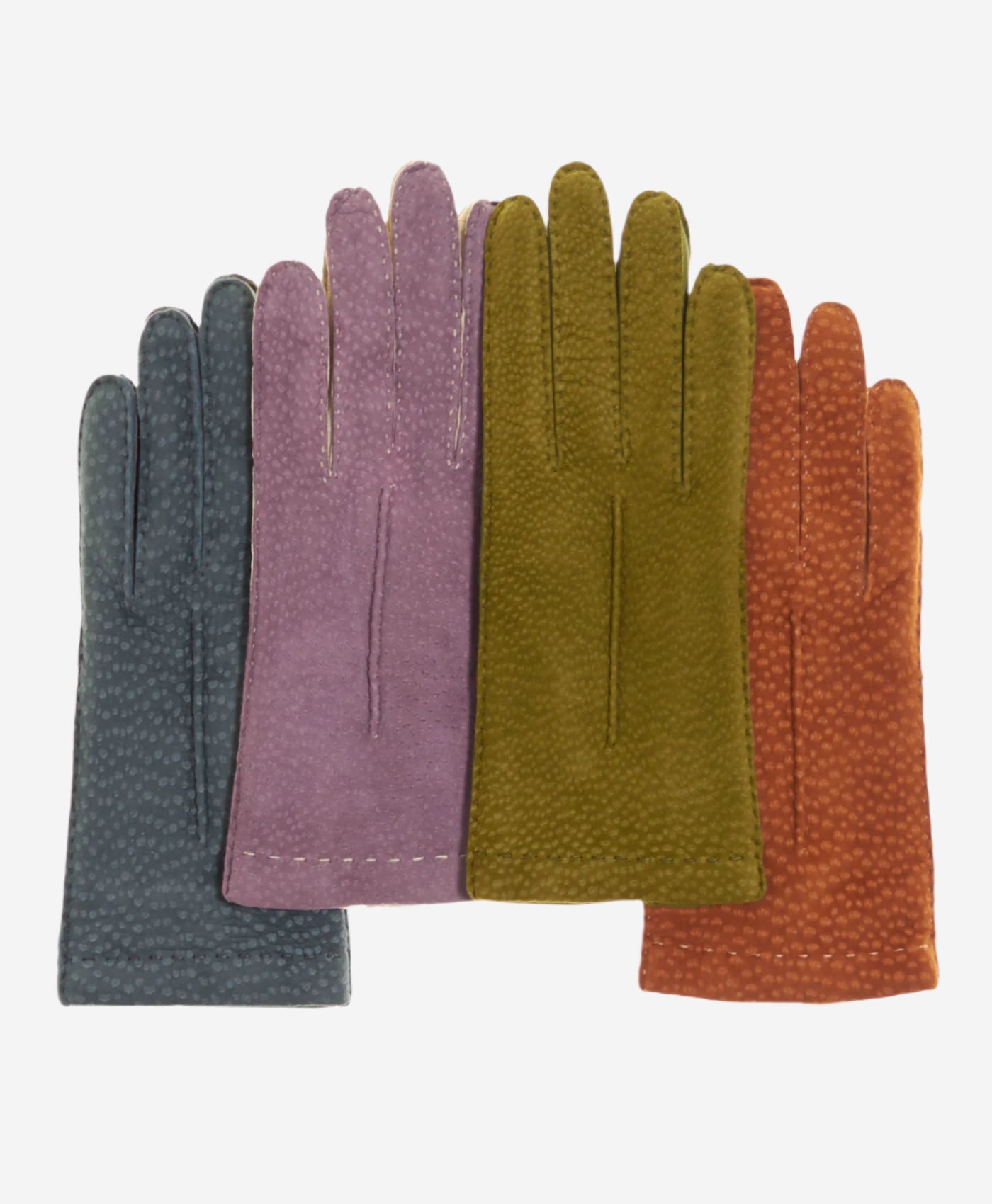 CA4538 (lilac) - Handsewn Italian carpincho women's dress gloves with cashmere lining — photo 2 of 10