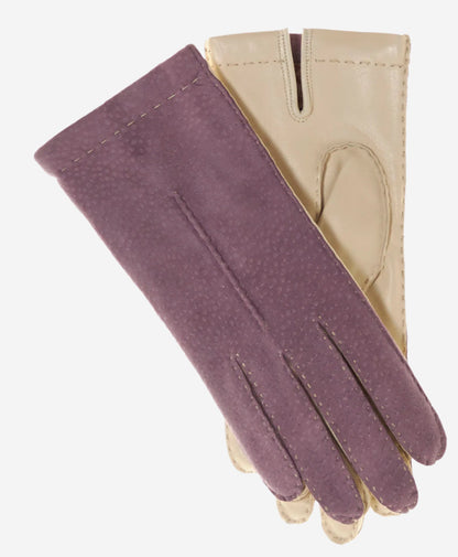 CA4538 (lilac) - Handsewn Italian carpincho women's dress gloves with cashmere lining — photo 1 of 10