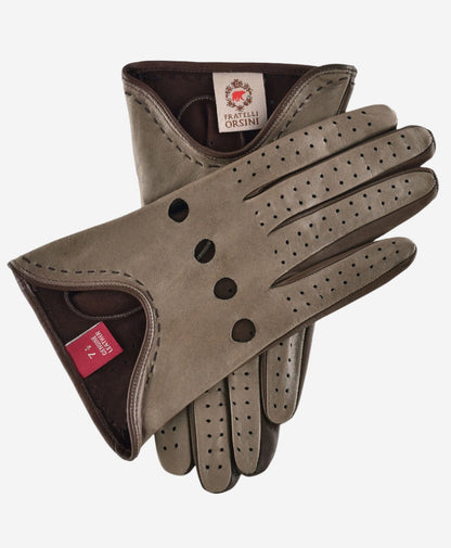 CA4918 (taupe) - Women’s unlined Italian lambskin driving gloves with ventilation holes — photo 1 of 7