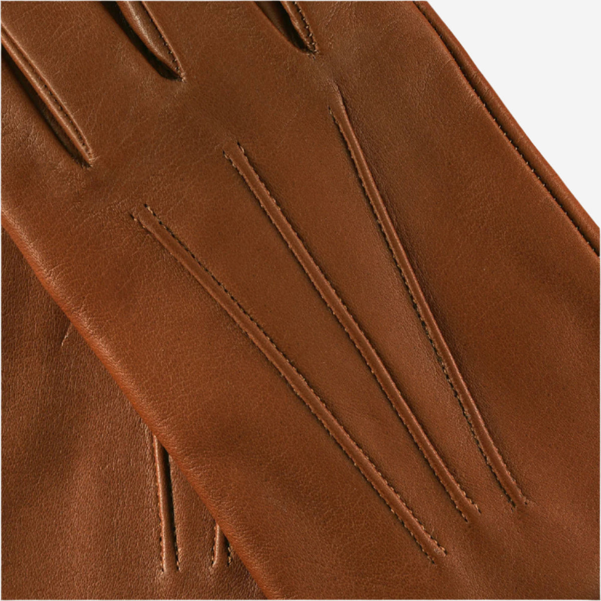 CA4987 (cognac) - Women's Italian Leather Lambskin Gloves with Strap — photo 4 of 10