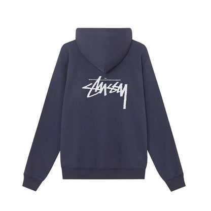 Stussy x Our Legacy x Our Legacy Work Shop Drop Hoodie 'Blue'