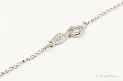 Vintage Star Sapphire Sterling Silver Necklace – Estate Jewelry