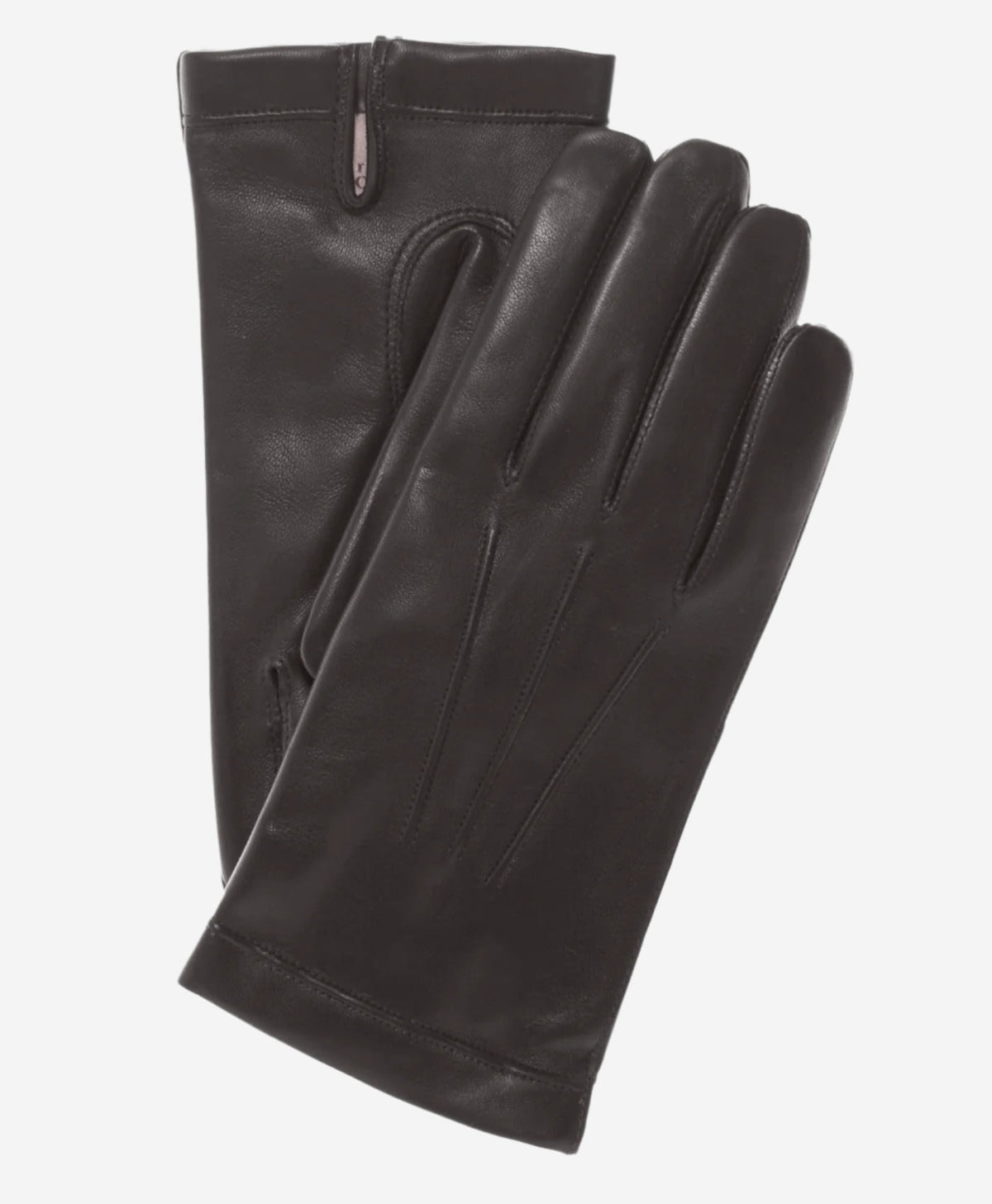 CC3001 (black) - Men's Italian cashmere lined leather gloves — photo 2 of 9