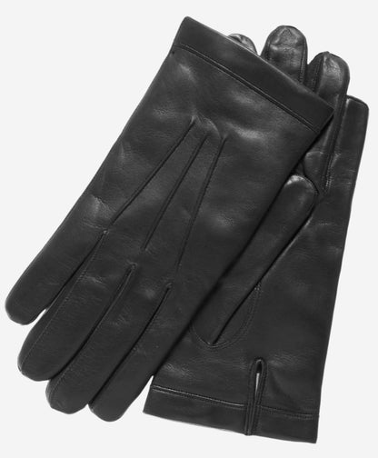 CC3001 (black) - Men's Italian cashmere lined leather gloves — photo 1 of 9